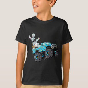 Dabbing Bunny Happy Ostermonster Truck Lovers Bo T-Shirt