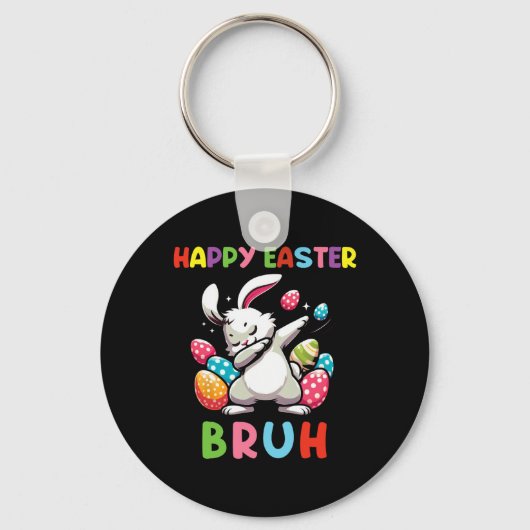 Dabbing Bunny Oaster Bruh2 Schlüsselanhänger (Vorderseite)