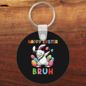 Dabbing Bunny Oaster Bruh2 Schlüsselanhänger (Vorderseite)