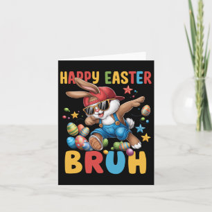 Dabbing Bunny Oaster Bruh Meme Funny Sprichwort Te Karte