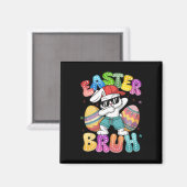 Dabbing Bunny Oaster Bruh Meme Funny Sprichwort Te Magnet (Vorderseite/Rückseite)