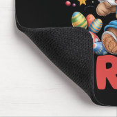 Dabbing Bunny Oaster Bruh Meme Funny Sprichwort Te Mousepad (Ecke)
