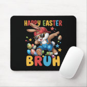 Dabbing Bunny Oaster Bruh Meme Funny Sprichwort Te Mousepad (Mit Mouse)