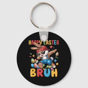 Dabbing Bunny Oaster Bruh Meme Funny Sprichwort Te Schlüsselanhänger