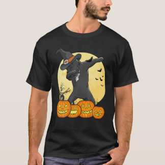 Dabbing Cane Corso Dab Dance Funny Hund Halloween T-Shirt