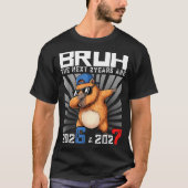 Dabbing Capybara 67 Nye 2026 Boys Kids New Year Ev T-Shirt (Vorderseite)