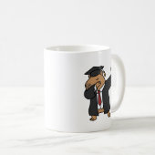 Dabbing-Capybara-Abschlussbecher Lustiger Absolven Kaffeetasse (VorderseiteRechts)
