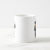 Dabbing-Capybara-Abschlussbecher Lustiger Absolven Kaffeetasse (Mittel)