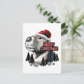 Dabbing Capybara Weihnachten Santa – Lustiger Feie (Stehend Vorderseite)