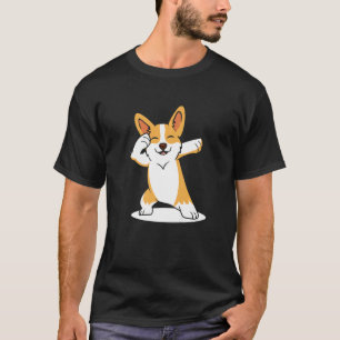 Dabbing Cardigan Welsh Corgi Dog Niedlich Hunde Hu T-Shirt
