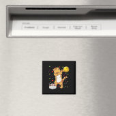 Dabbing Cat Bowling Shirts Funny Bowling Geschenk Magnet (In Situ (Geschirrspüler))
