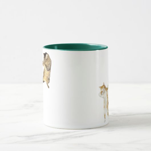 Dabbing Cat Funny Meme for Cats Lovers Tasse (Zentrum)