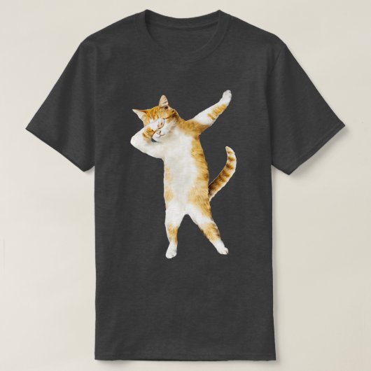 Dabbing Cat Kitten Funny Dab Cooler Tanz Kitty T-Shirt (Design vorne)