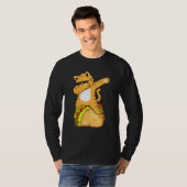 Dabbing Cat With Sunglass Riding A Taco T-Shirt (Vorne ganz)