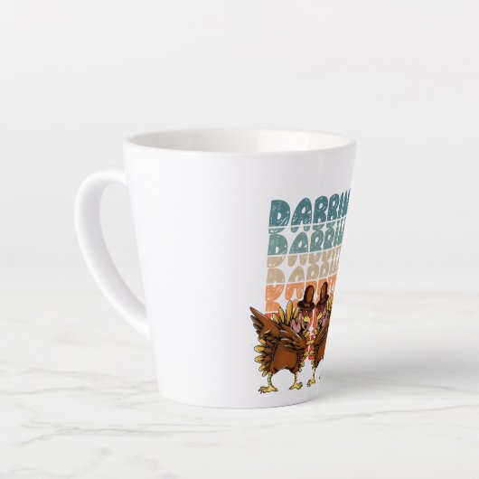 Dabbing Chicken Milchtasse (Linke Ecke)