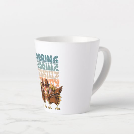 Dabbing Chicken Milchtasse (Rechte Ecke)