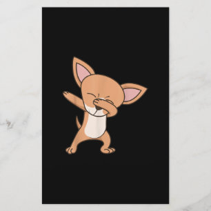 Dabbing Chihuahua - Strike Kurz-haariger Hund Briefpapier