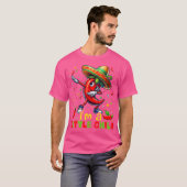 Dabbing Chili Pepper Cinco De Mayo Kinder Shirts M (Vorne ganz)
