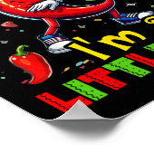 Dabbing Chili Pepper Cinco De Mayo Kinder Shirts M Poster (Ecke)