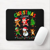 Dabbing Christmas Squad Santa Elf Family Matching Mousepad (Mit Mouse)