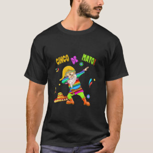 Dabbing Cinco De Mayo Garten-Gnom-Fiesta-Sombrero T-Shirt