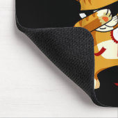 Dabbing Cool Cat Baseball 5. Geburtstag Mousepad (Ecke)