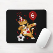 Dabbing Coole Katze Fußball 5. Geburtstag  Mousepad (Mit Mouse)