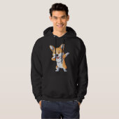 Dabbing Corgi Dog Boys Kids Dab Dance Hoodie (Vorne ganz)