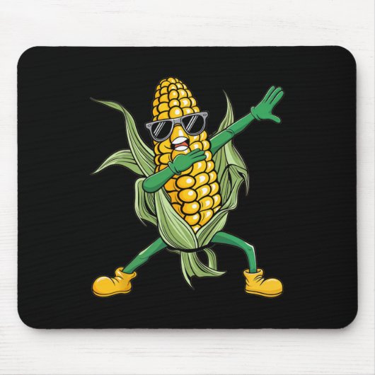 Dabbing Corn Cob Dance Corn Bauer Corn Lover Mousepad (Vorne)