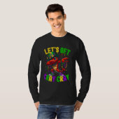 Dabbing Crawfish Mardi Gras Lasst uns Cray Cray Ca T-Shirt (Vorne ganz)