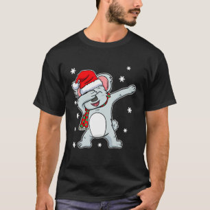 Dabbing Dab Australian Koala Bear Weihnachtsfeier  T-Shirt