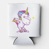 Dabbing Dab Dancing Unicorn - das Dabbing Einhorn Dosenkühler (Vorderseite)