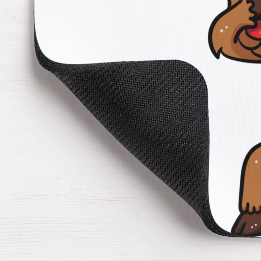 Dabbing Dab Rentiere Reh rudolph Weihnachtsfeier Mousepad (Ecke)