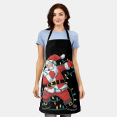 Dabbing Dab Weihnachts Weihnachts Weihnachtsfamili Schürze (Getragen)