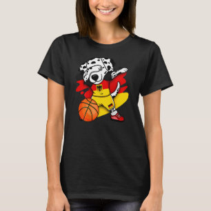 Dabbing Dalmatiner Dog Germany Basketball Jersey B T-Shirt
