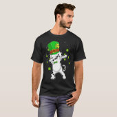 Dabbing Dalmation St Patricks Day Men Women Boys G T-Shirt (Vorne ganz)
