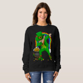 Dabbing Dance Irish Shamrock St Patricks Day   1 Sweatshirt (Vorne ganz)