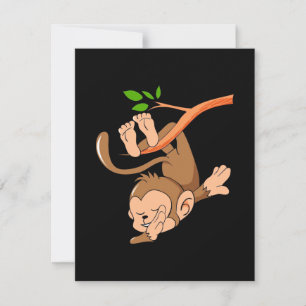 Dabbing Dance Monkey Dankeskarte