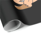 Dabbing Dance Monkey Geschenkpapier (Rolleneckpunkt)