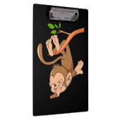 Dabbing Dance Monkey Klemmbrett (Rechts)