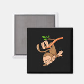Dabbing Dance Monkey Magnet (Vorderseite/Rückseite)
