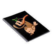 Dabbing Dance Monkey Notizblock (Rechte Seite)
