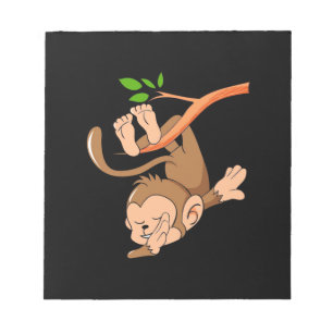 Dabbing Dance Monkey Notizblock