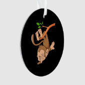 Dabbing Dance Monkey Ornament (Vorderseite)