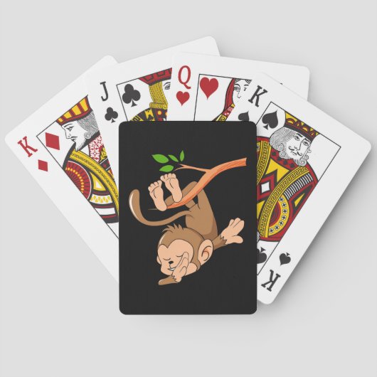 Dabbing Dance Monkey Spielkarten (Rückseite)