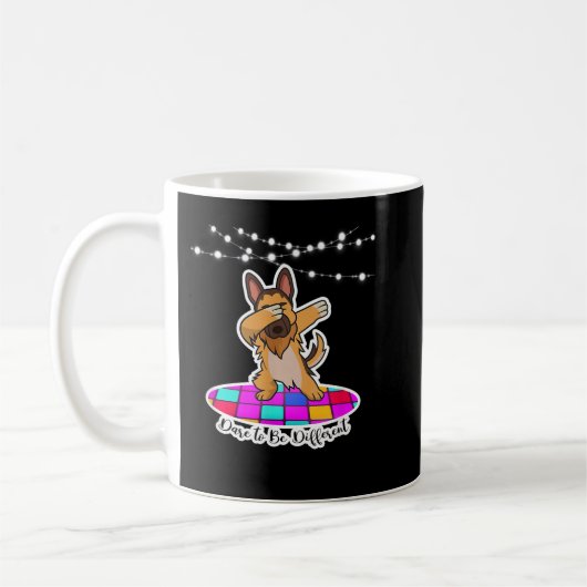 Dabbing Dare to be Different pet d Kaffeetasse (Links)