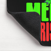 Dabbing Dinosaur Merry Christmas Holiday Humor Mousepad (Ecke)