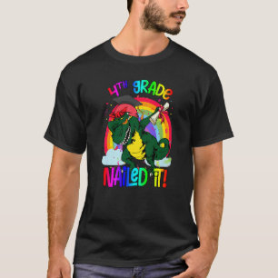 Dabbing Dinosaurier Rex Abschluss Nail I T-Shirt