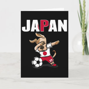 Dabbing Dog Japan Fußballfans Trikot Japanische Fl Karte