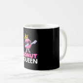 Dabbing Donut Queen Dab Dance Doughnut Donut Kaffeetasse (VorderseiteRechts)
